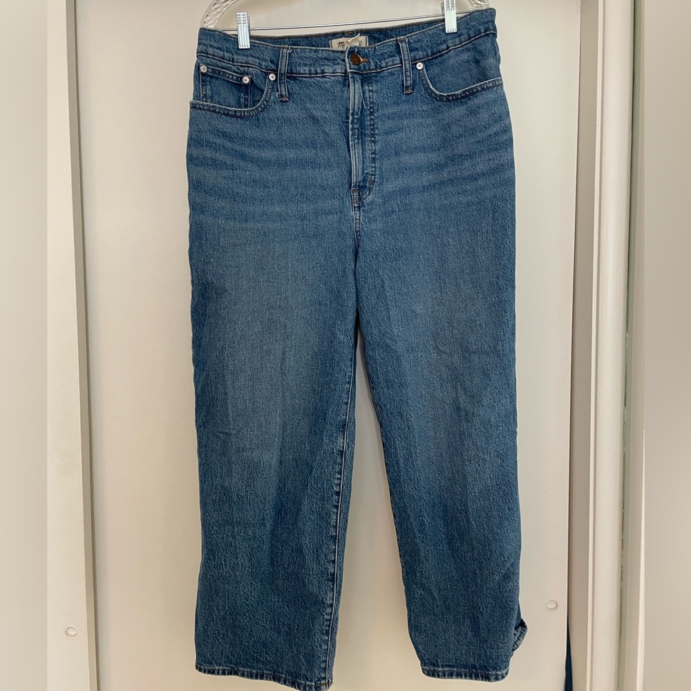 Madewell Women's Blue Flare & Wide Leg Jeans